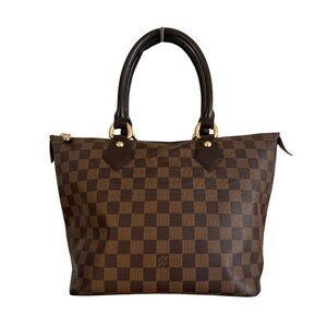 Louis Vuitton Saleya PM Damier Ebene Zip Tote | Pristine Condition